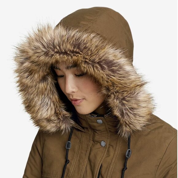 Eddie Bauer Women's Willamette Parka ~ Color Hunter ~ Size Medium (M) ~ EUC ~ - Picture 7 of 7